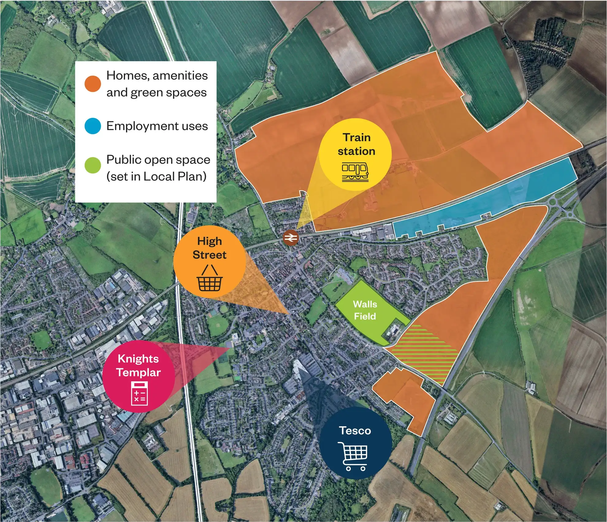 Baldock Area Map